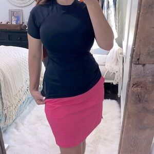 TOMMIE Cooper black fitted athletic top size large